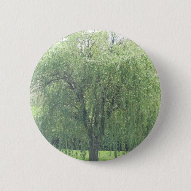 Weeping WIllow 6 Cm Round Badge (Front)