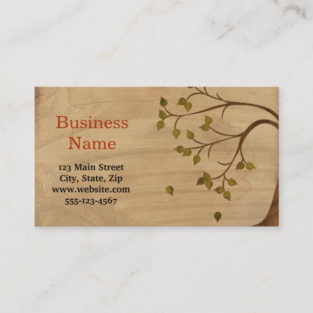 Weeping Willow Business Card (Front)