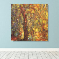 Weeping Willow by Claude Monet, Vintage Fine Art
