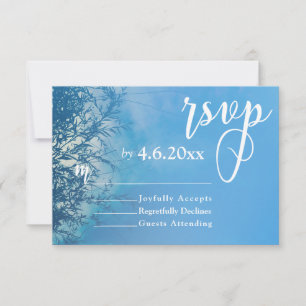 Weeping Willow Ethereal Dreamy Sky Wedding RSVP