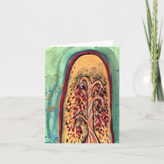 Weeping Willow Thank You Card (Front)
