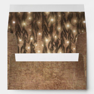Weeping Willow Tree Branches Vintage Wedding Envelope
