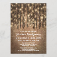 Weeping Willow Tree Bridal Shower Invitations