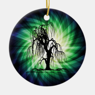Weeping Willow Tree Ceramic Tree Decoration