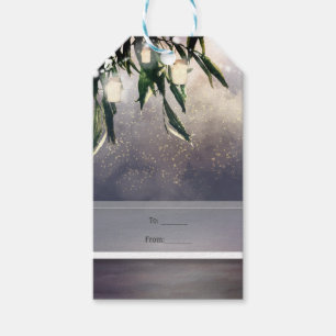 Weeping Willow Tree & Mason Jar Lights Favour Gift Tags