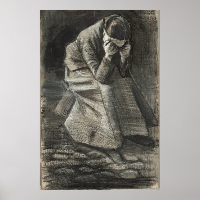 Weeping Woman  1888  Vincent van Gogh Poster (Front)