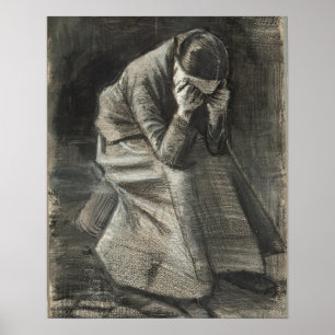 Weeping Woman  1888  Vincent van Gogh  Small Poster