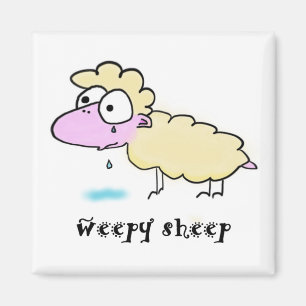 Weepy Sheep Magnet