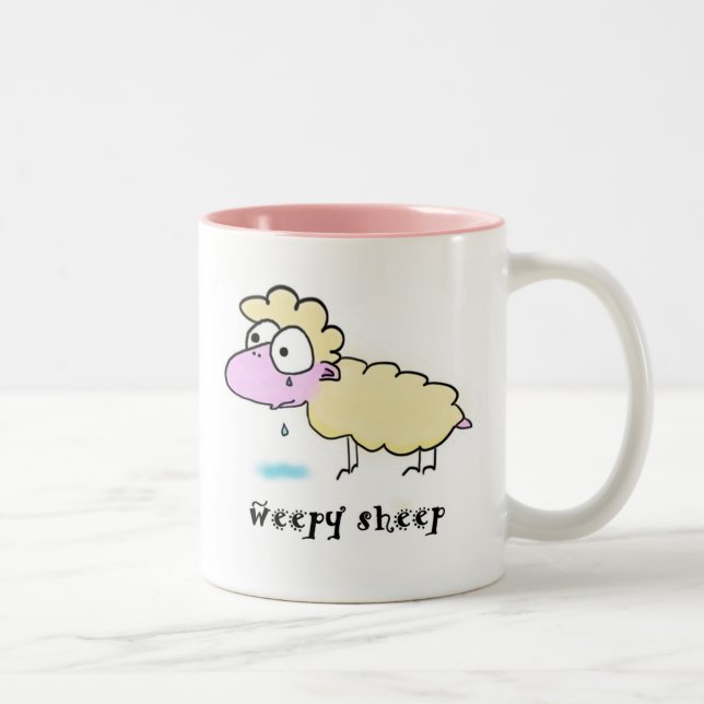 Weepy Sheep Mug (Right)