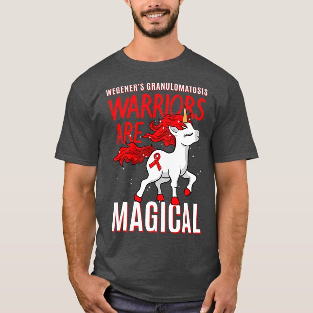Wegeners Granulomatosis Warrior Polyangiitis WG T-Shirt (Front)