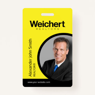 Weichert Realtors ID Card Badge ID Badge