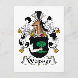 Weidner Family Crest Postcard