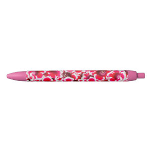 Weigela Florida Flowers Black Ink Pen