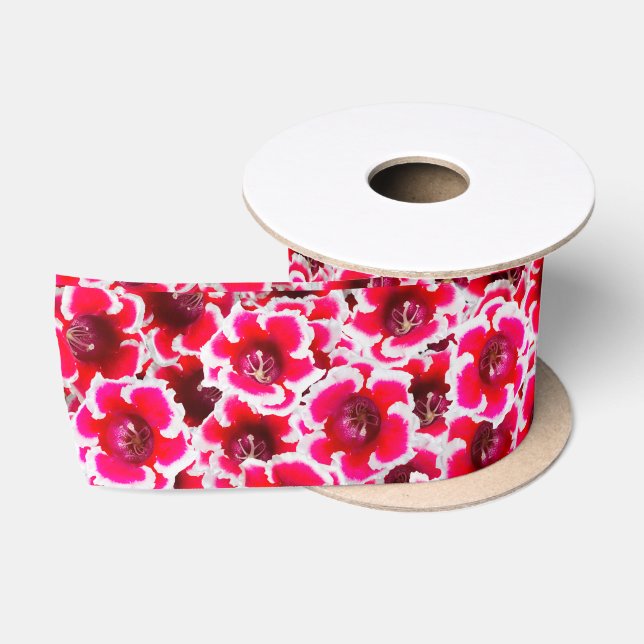 Weigela Florida Flowers Satin Ribbon (Spool)