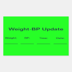 Weight-Bp Update Chart Labels