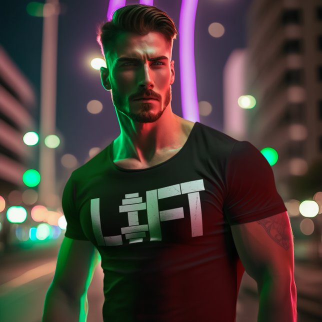 Weight Lift T-Shirt (Lift yourself up.)