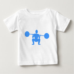 Weight Lifter 01 - Baby Blue T-Shirt