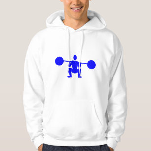 Weight Lifter 01 - Blue Hoodie