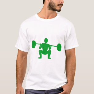 Weight Lifter 01 - Grass Green T-Shirt