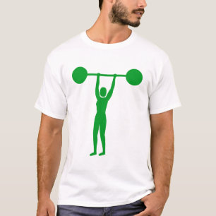 Weight Lifting 02 - Grass Green T-Shirt