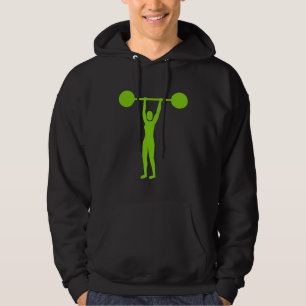 Weight Lifting 02 - Martian Green Hoodie