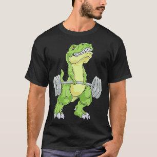 WEIGHT LIFTING Dinosaur Funny gift T-Shirt