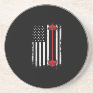 Weight Lifting Flat Gifts Workout, Gym Lover Coaster