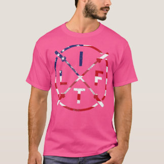 Weight Lifting Gym Workout Fitness Lift 4th of Jul T-Shirt