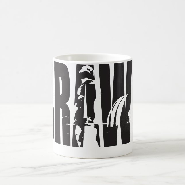 "Weight lifting" Motivation - BRAWN Coffee Mug (Center)