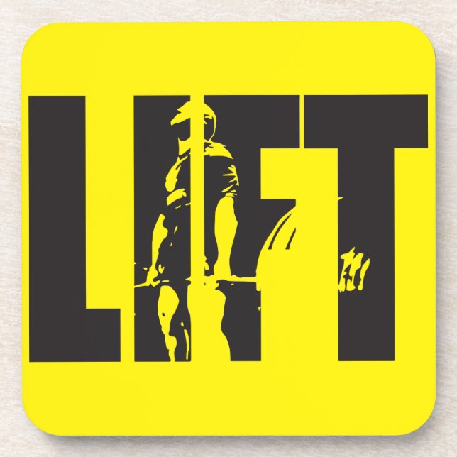 "Weight lifting" Motivation - LIFT Coaster (Front)