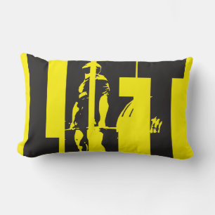 "Weight lifting" Motivation - LIFT Lumbar Cushion