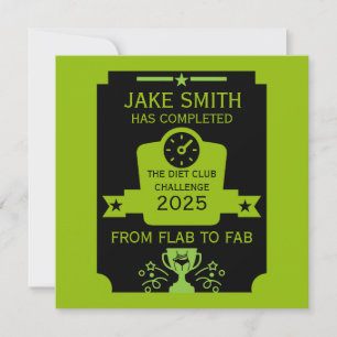 Weight Loss Congratulation Card