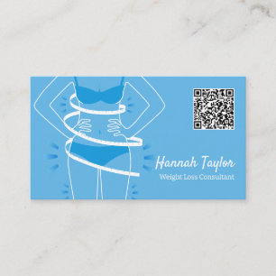 Weight Loss Custom QR Business Card