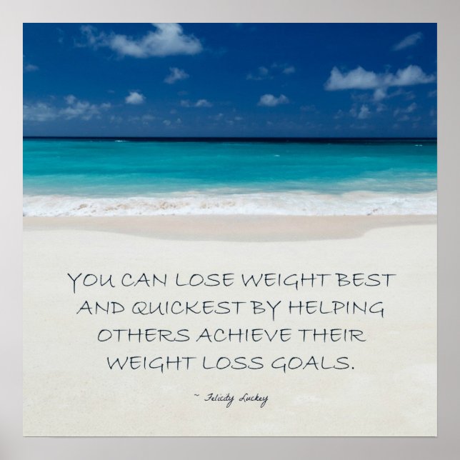 Weight Loss Motivation: Beach Ready 15 Poster (Front)