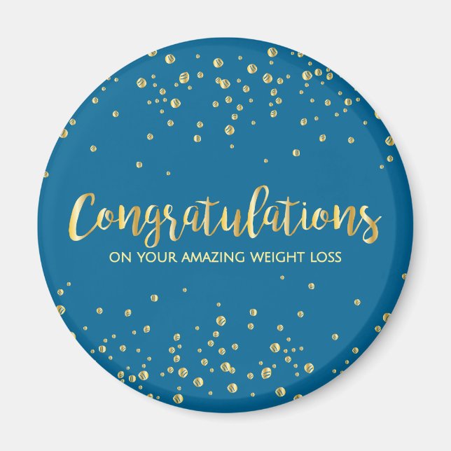 Weight Loss Motivation Diet Congratulations Magnet (Front)
