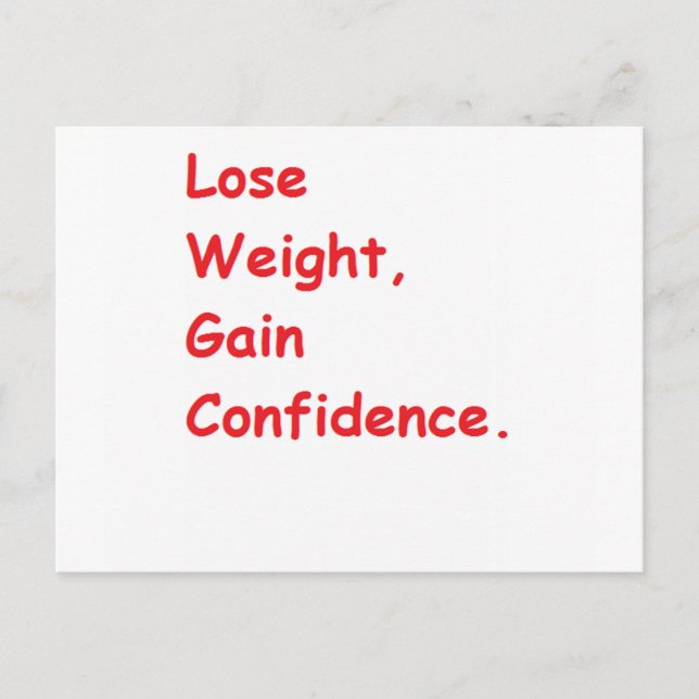 weight loss postcard (Front)