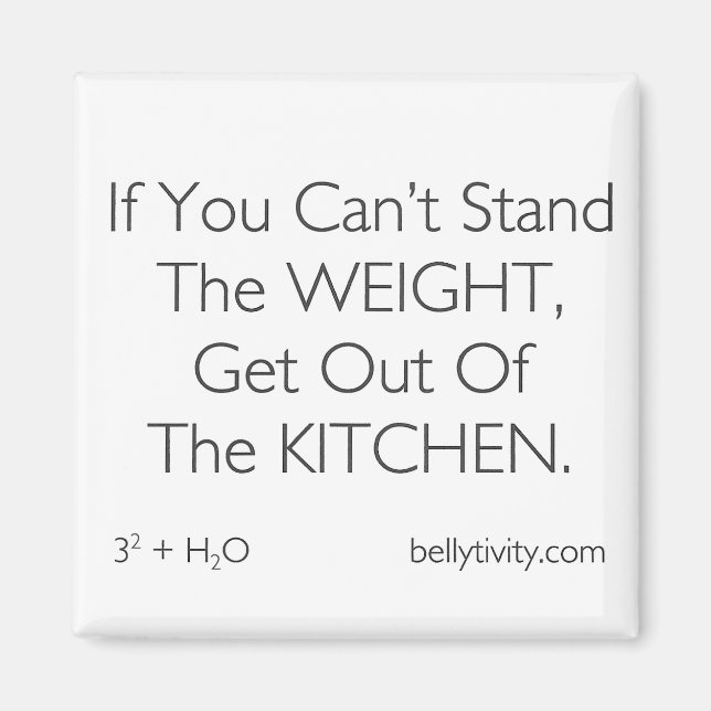 weight loss refrigerator magnet (Front)