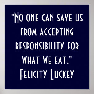 Weight Loss Responsibility 6 Poster