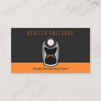 Weight Management Coach Dietician Nutritionist Business Card