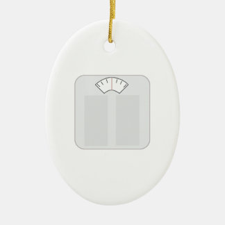 Weight Scale Ceramic Tree Decoration