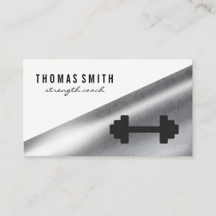 Weight   Scale   Metallic Business Card