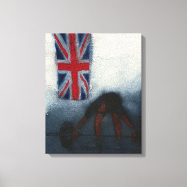 Weightlifter 2010 canvas print (Front)