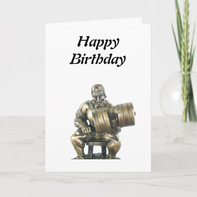 Weightlifter Card (Front)