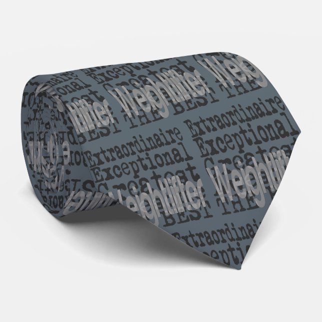 Weightlifter Extraordinaire Tie (Rolled)