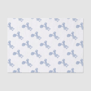 Weightlifter Lifting Barbell Mono Line Tissue Paper