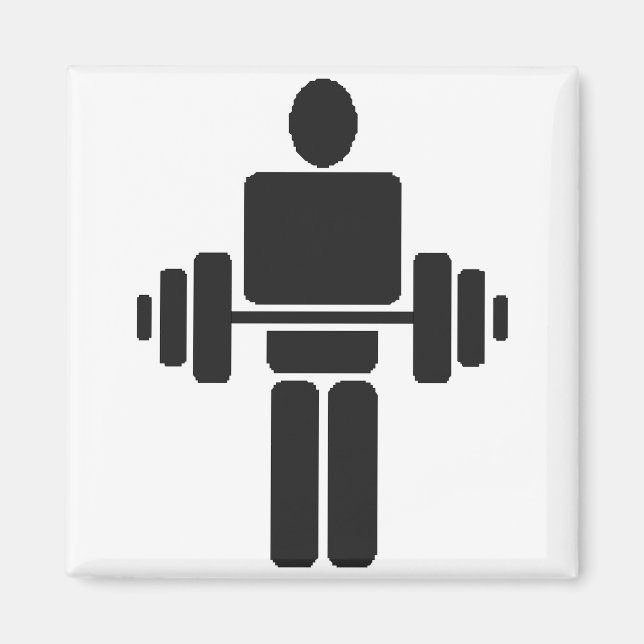 Weightlifter Magnet (Front)