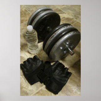 Weightlifting and Exercise Gym Poster