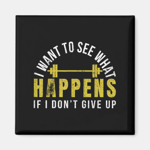 Weightlifting Bodybuilder Muscle Barbell Exercise Magnet