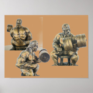 Weightlifting Bodybuilder Poster