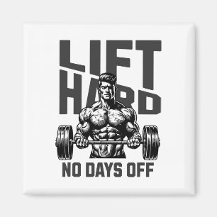 Weightlifting Bodybuilding Gym Motivation Saying 1 Magnet